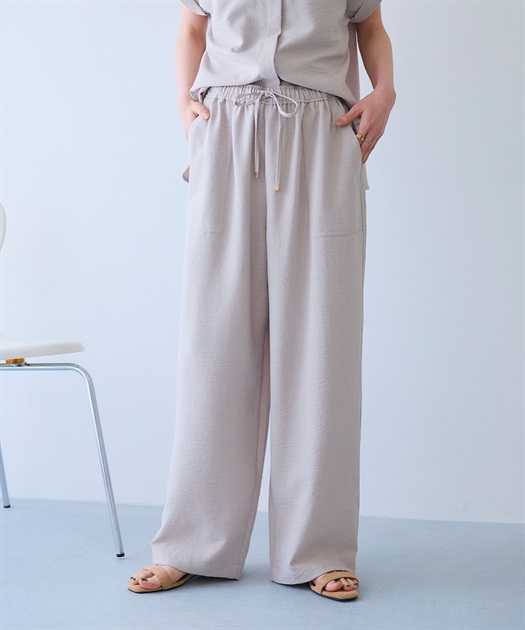 ☆新品☆リネンワイドチュニック シャツ］Vネックチュニック/リネン/白