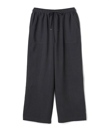 CROSS FUNCTION 《シワになりにくい》サマナチュラ リネンライクイージーワイドパンツ_variationthumb_1