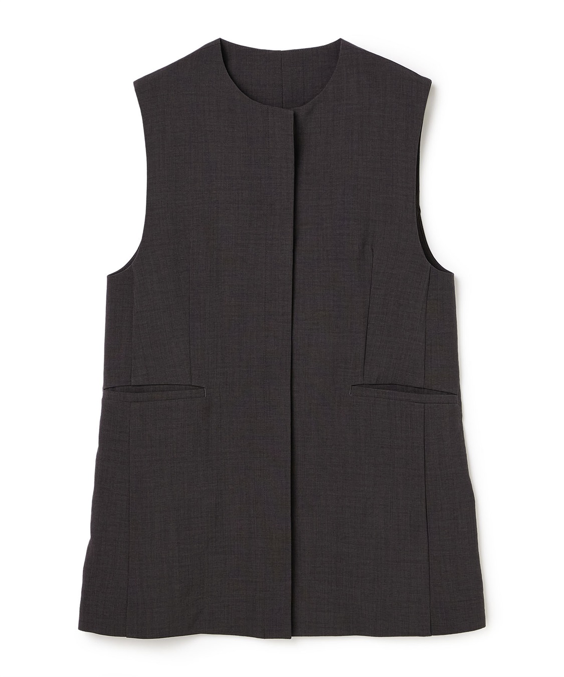 CROSS FUNCTION 《シワになりにくい》サマナチュラ リネンライクノーカラージレジャケット_variation_1