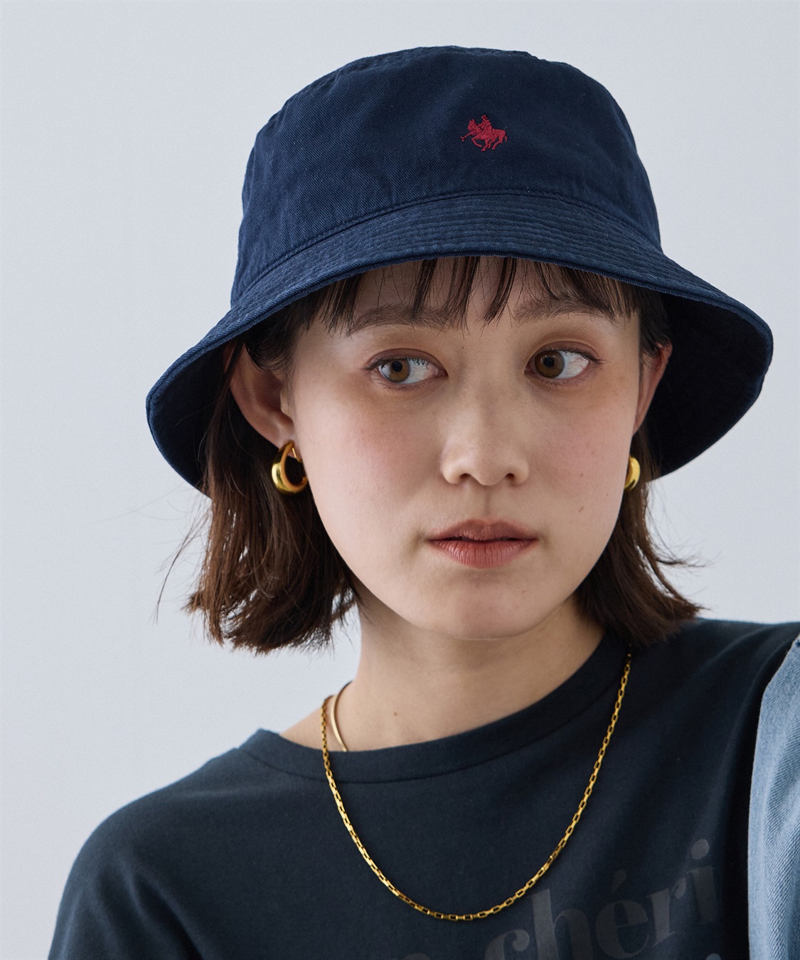 CROSS FUNCTION POLO ロゴバケットハット_main