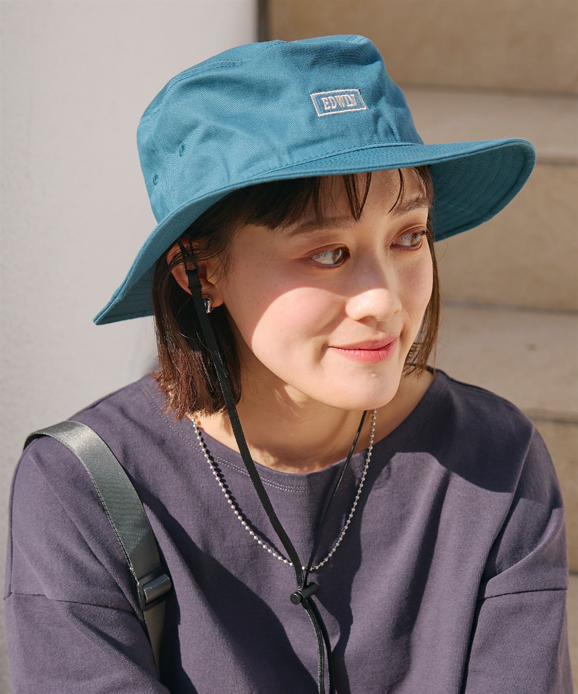 CROSS FUNCTION EDWIN ロゴ刺繍アドベンチャーハット_variation_5