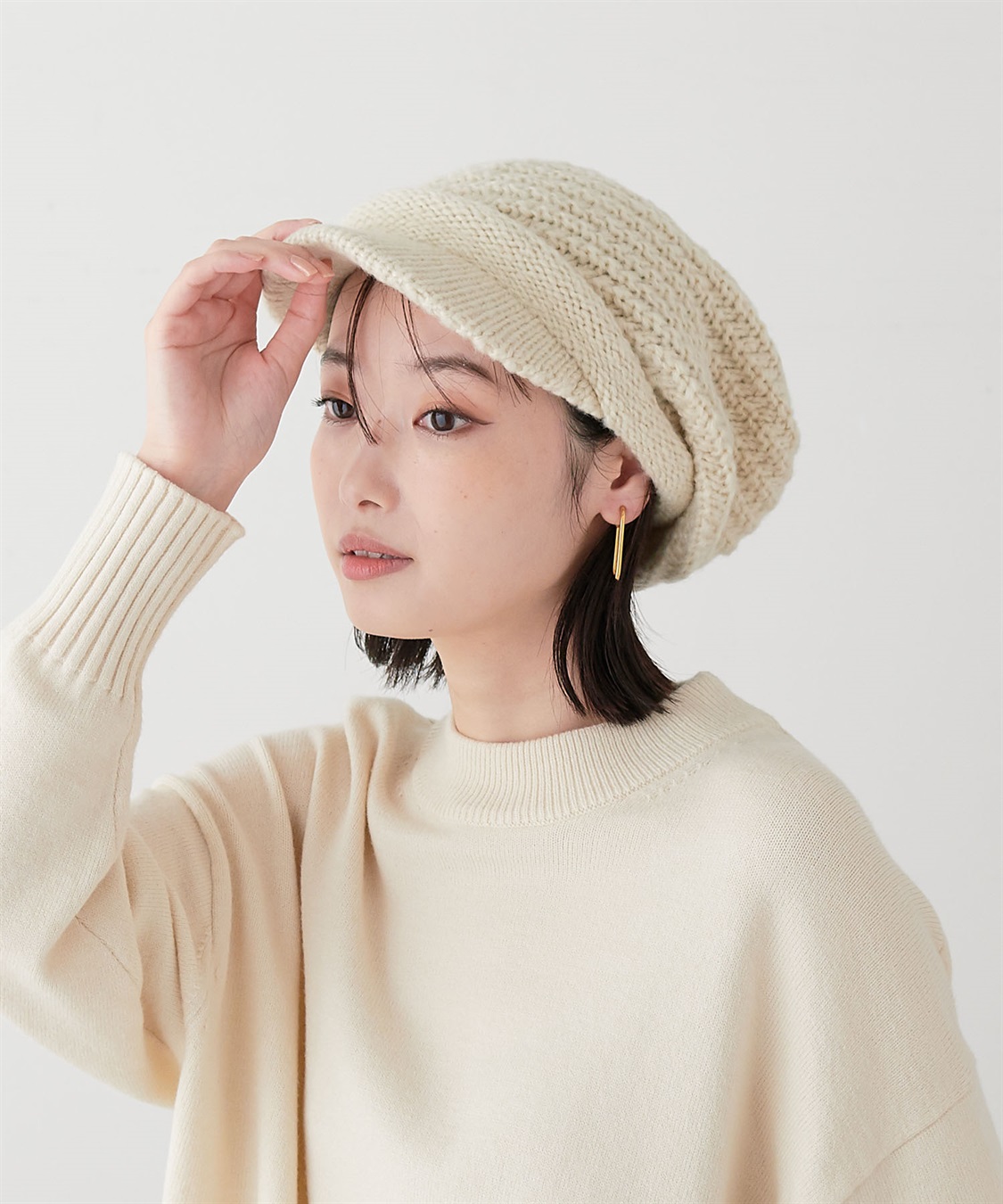 HATMIKKE 【HATMIKKE/ハットミッケ】エスカルゴニットキャスケット_sub_12