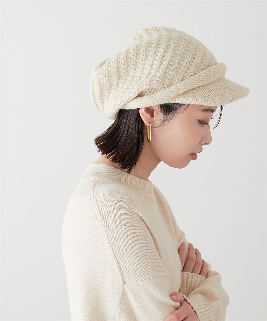 HATMIKKE 【HATMIKKE/ハットミッケ】エスカルゴニットキャスケット_sub_13