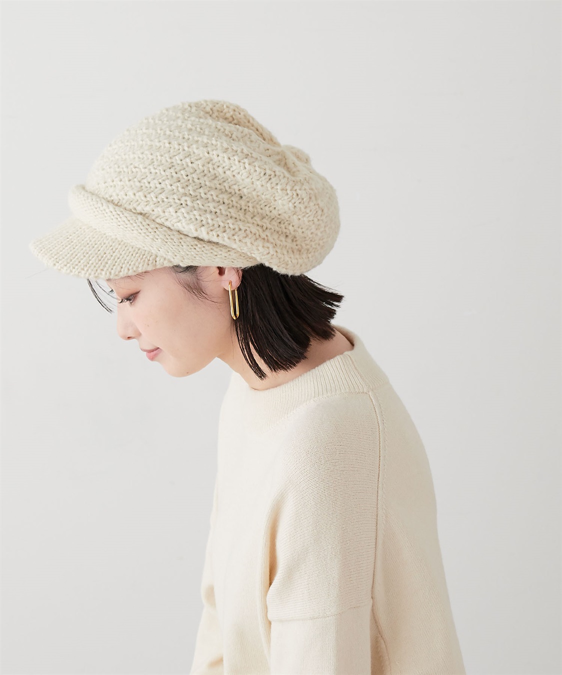 HATMIKKE 【HATMIKKE/ハットミッケ】エスカルゴニットキャスケット_sub_15