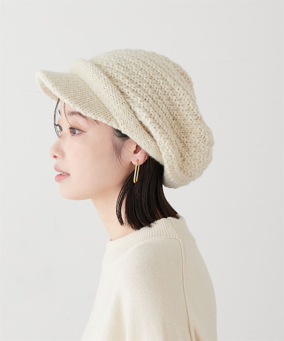 HATMIKKE 【HATMIKKE/ハットミッケ】エスカルゴニットキャスケット_sub_16