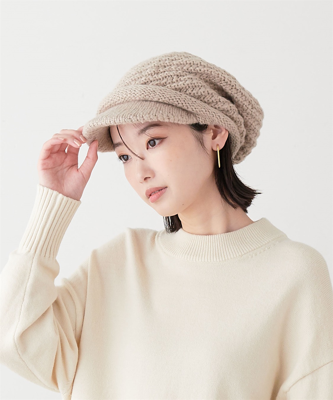 HATMIKKE 【HATMIKKE/ハットミッケ】エスカルゴニットキャスケット_sub_17