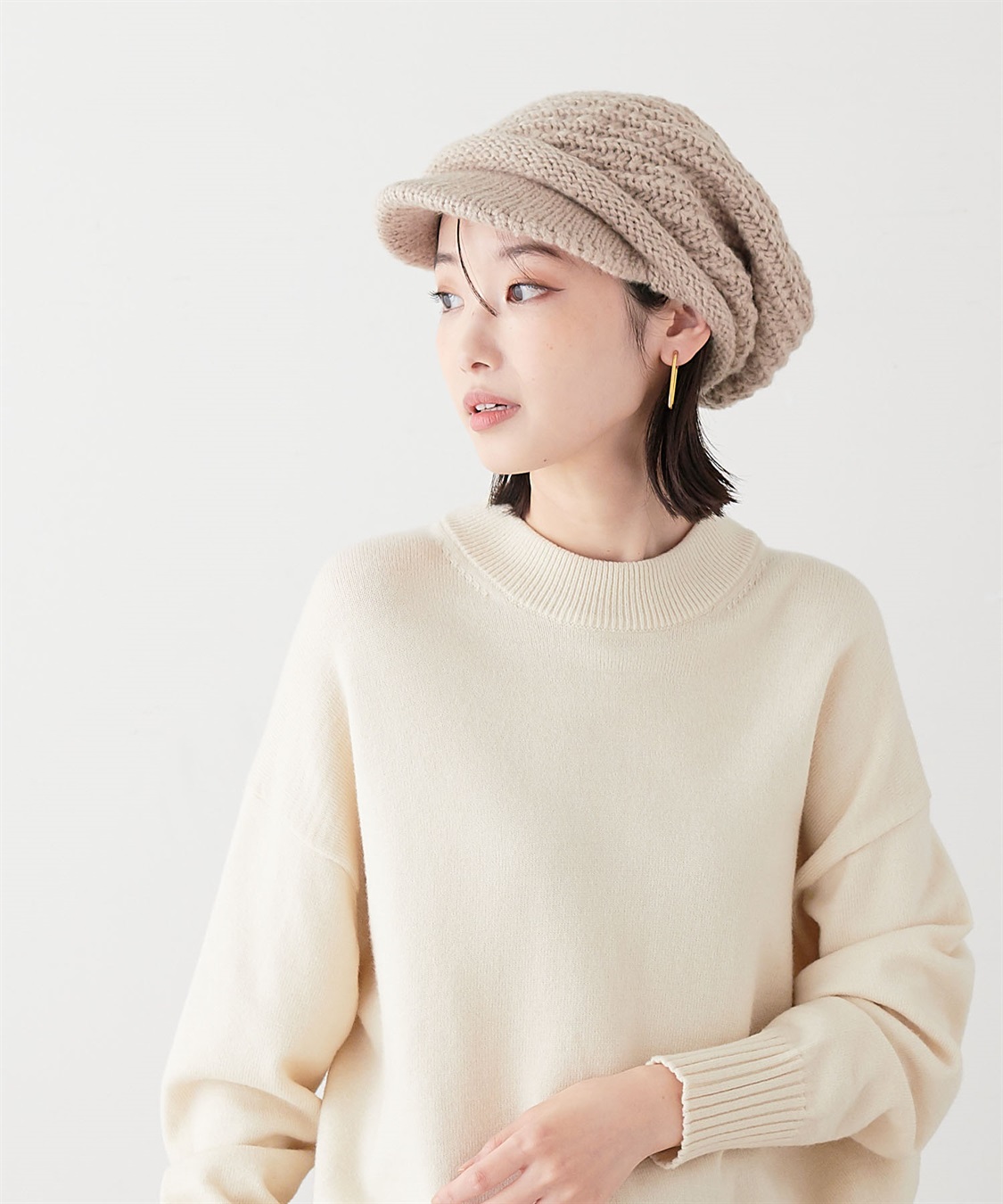 HATMIKKE 【HATMIKKE/ハットミッケ】エスカルゴニットキャスケット_sub_18