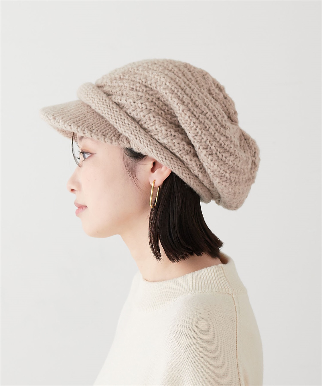 HATMIKKE 【HATMIKKE/ハットミッケ】エスカルゴニットキャスケット_sub_21