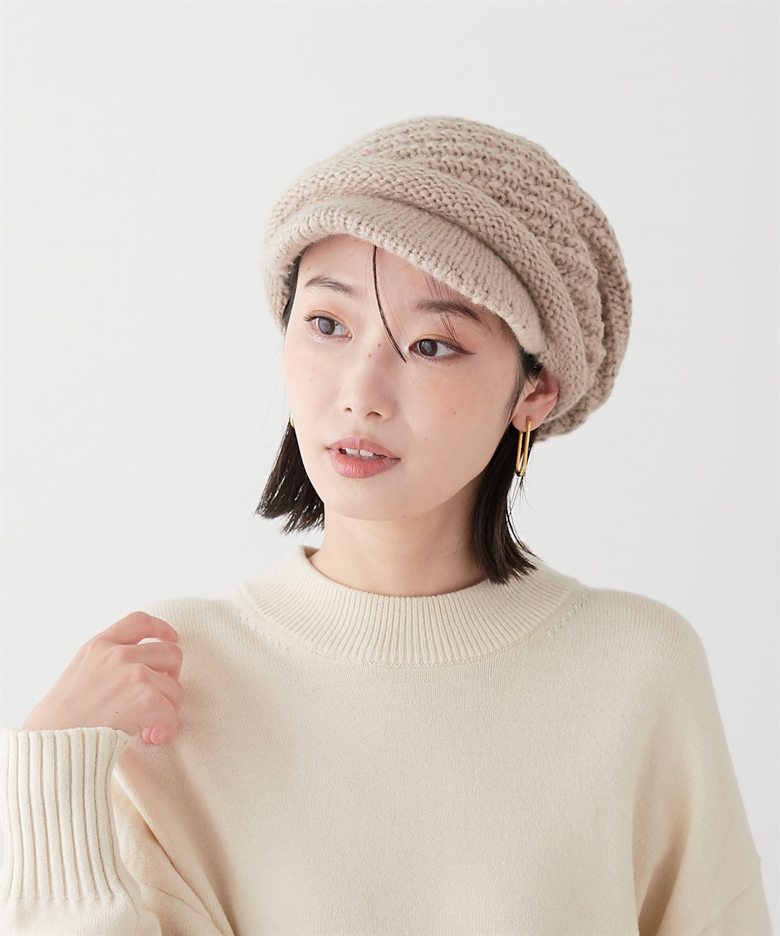 HATMIKKE 【HATMIKKE/ハットミッケ】エスカルゴニットキャスケット_sub_22