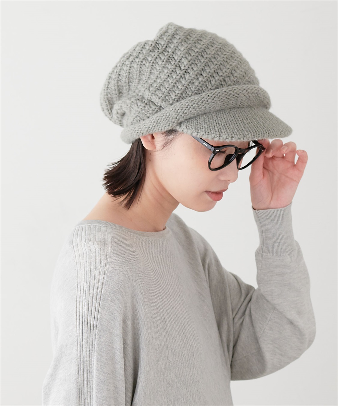 HATMIKKE 【HATMIKKE/ハットミッケ】エスカルゴニットキャスケット_sub_28