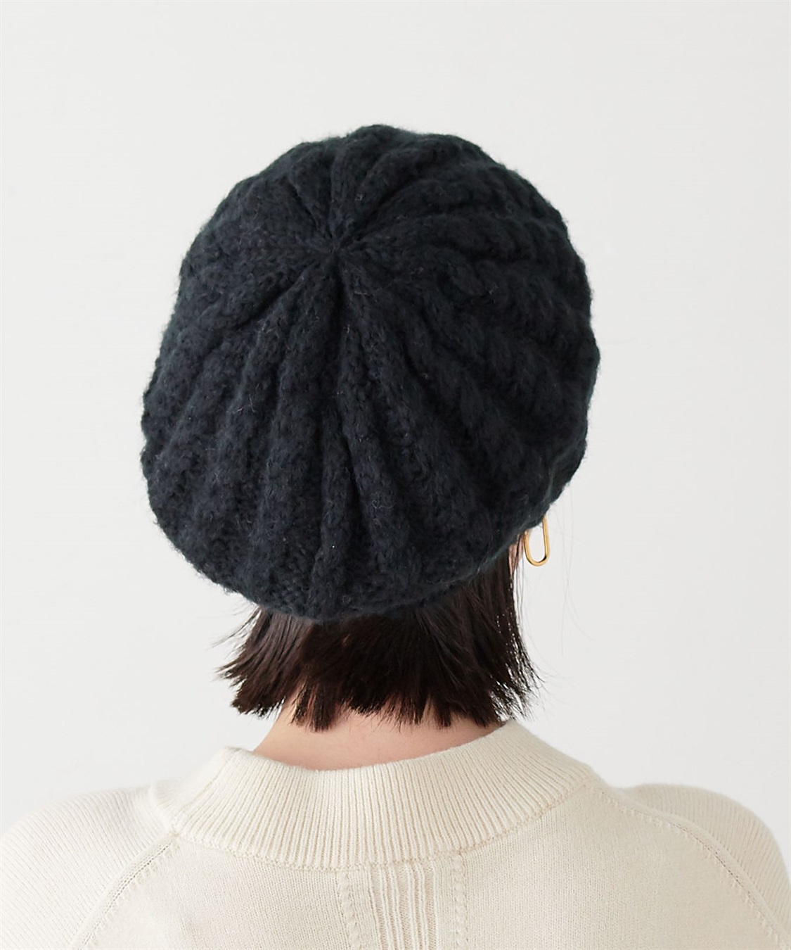 HATMIKKE 【HATMIKKE/ハットミッケ】ケーブルニットベレー帽_sub_13