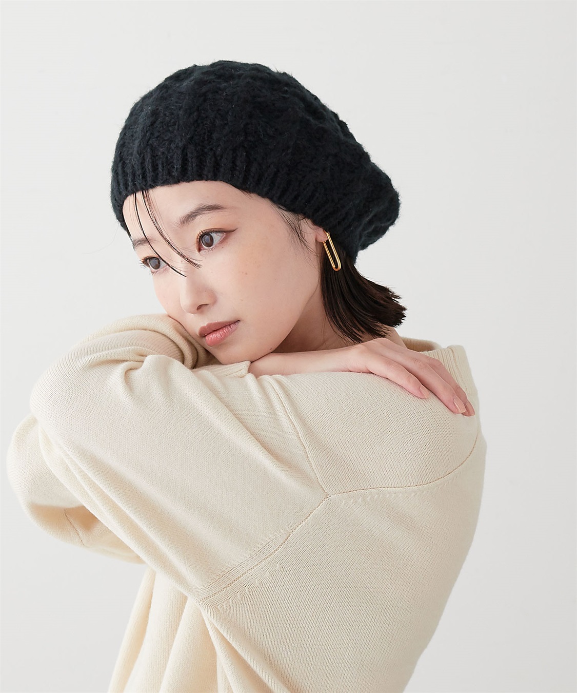HATMIKKE 【HATMIKKE/ハットミッケ】ケーブルニットベレー帽_sub_14