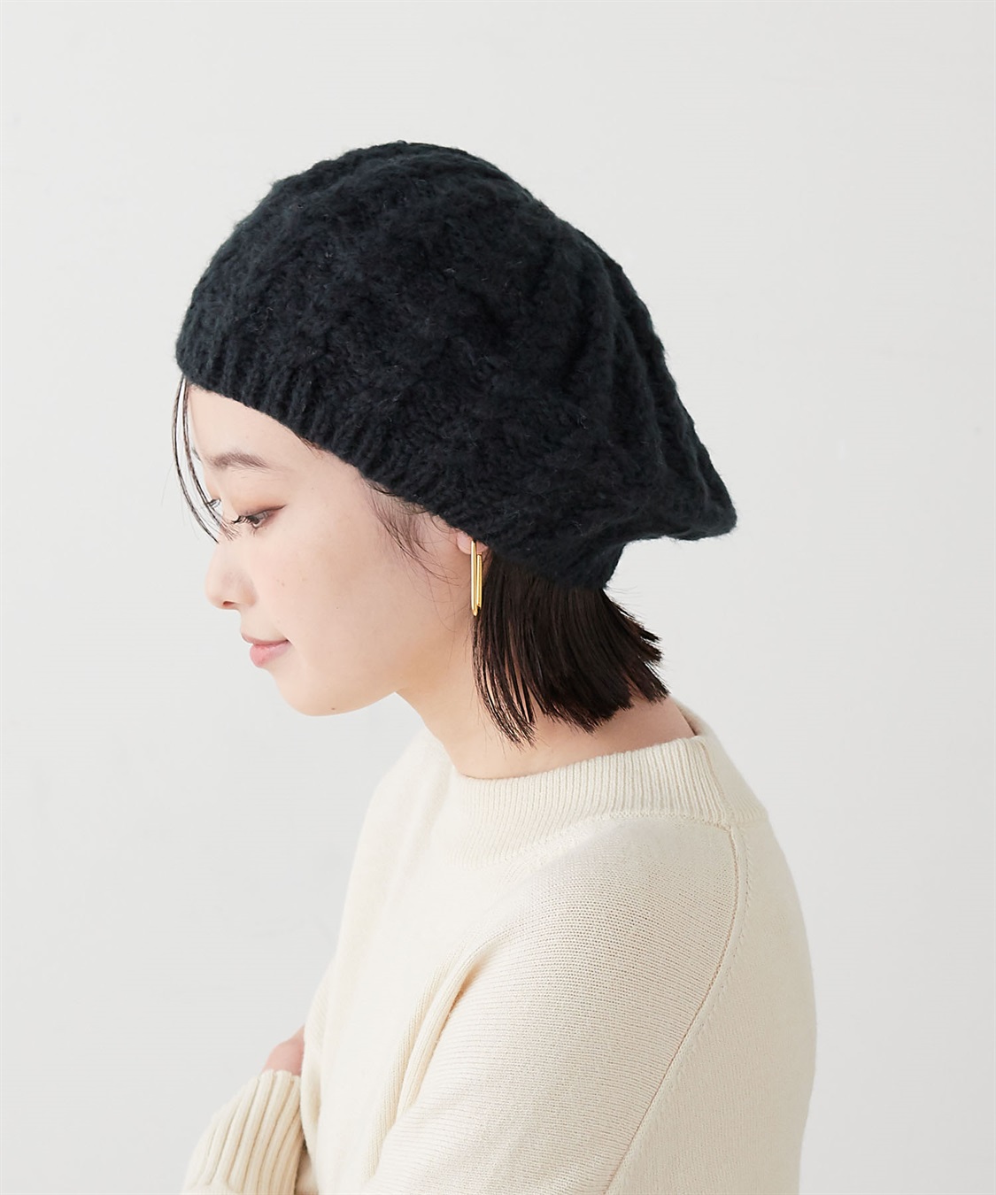 HATMIKKE 【HATMIKKE/ハットミッケ】ケーブルニットベレー帽_sub_16