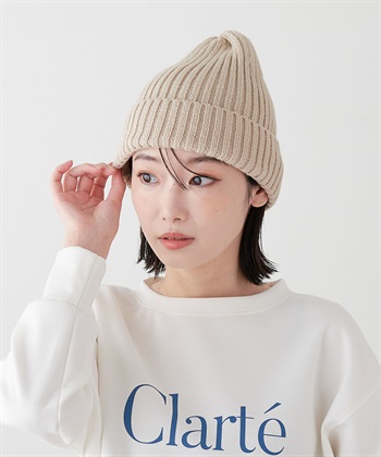 Life Style by cross marche 【HATMIKKE/ハットミッケ】リブニット帽_subthumb_1