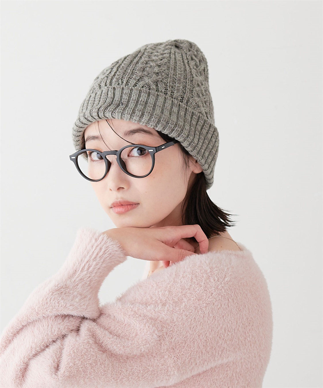 HATMIKKE 【HATMIKKE / ハットミッケ】編み柄ニット帽_sub_5