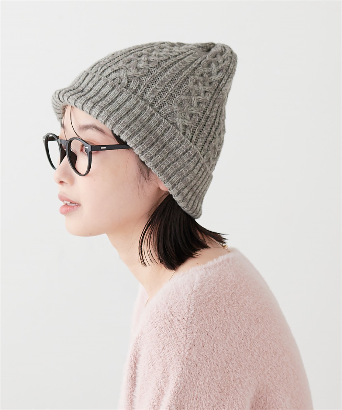 HATMIKKE 【HATMIKKE / ハットミッケ】編み柄ニット帽_sub_6