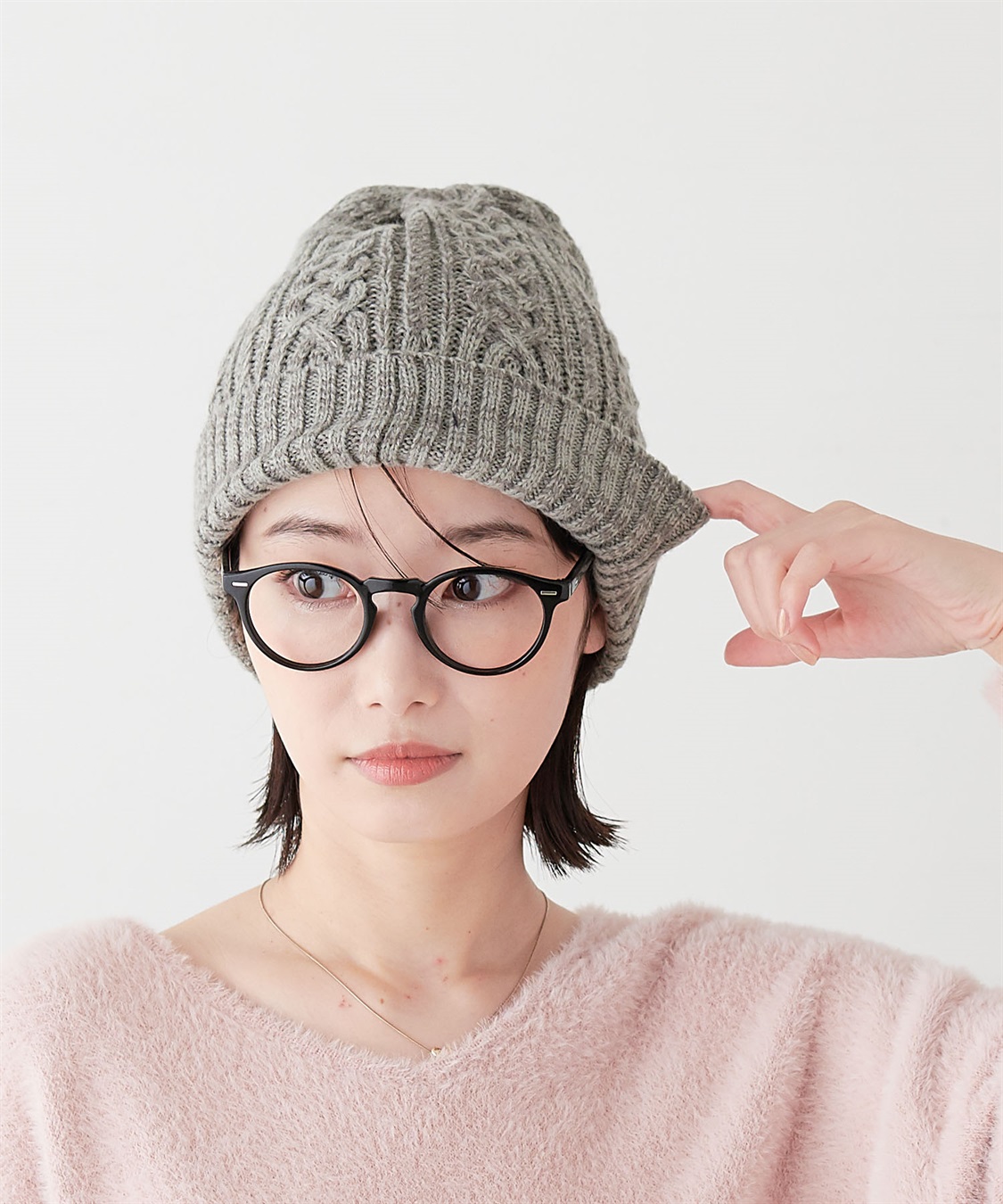 HATMIKKE 【HATMIKKE / ハットミッケ】編み柄ニット帽_sub_10