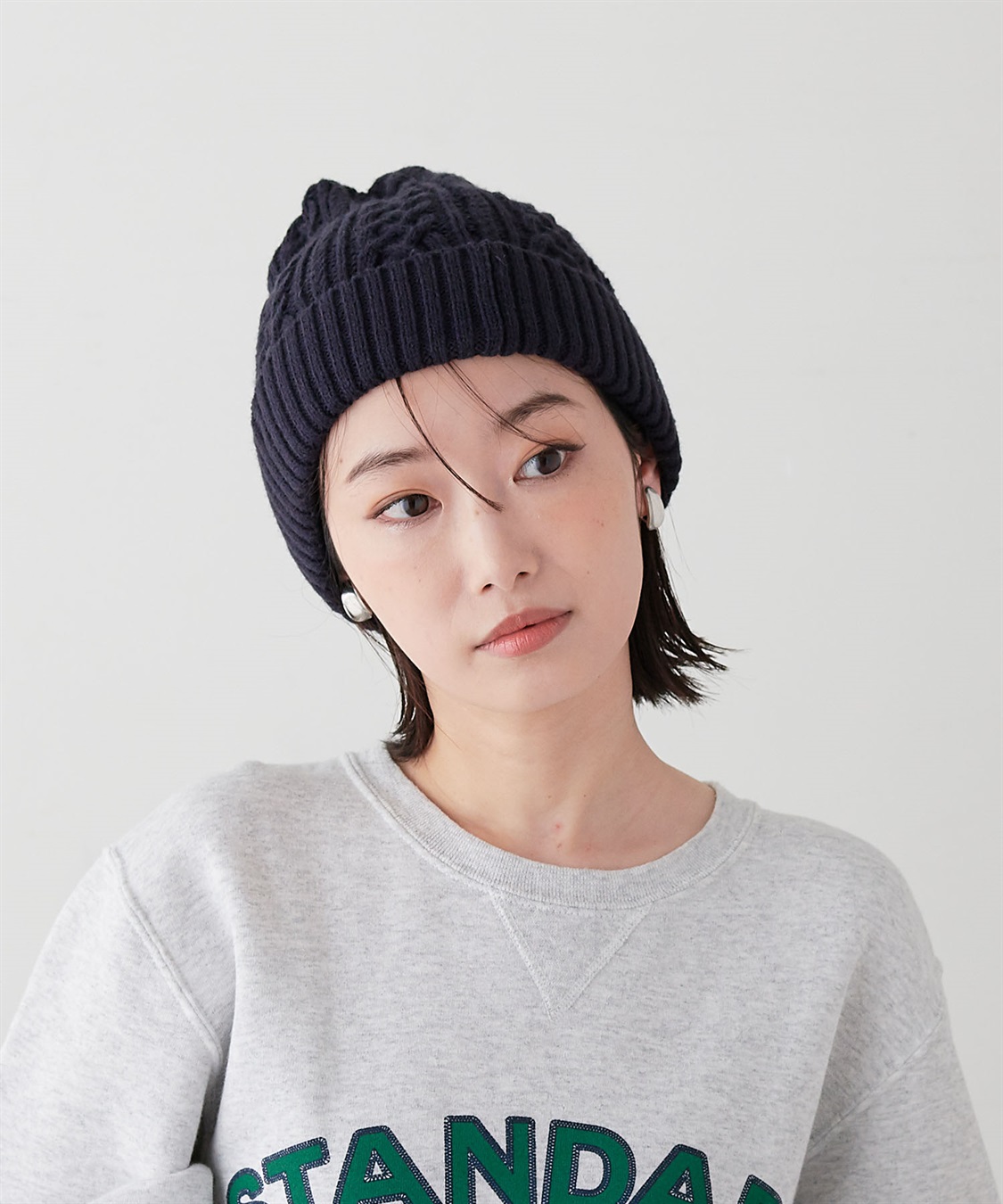 HATMIKKE 【HATMIKKE / ハットミッケ】編み柄ニット帽_sub_12