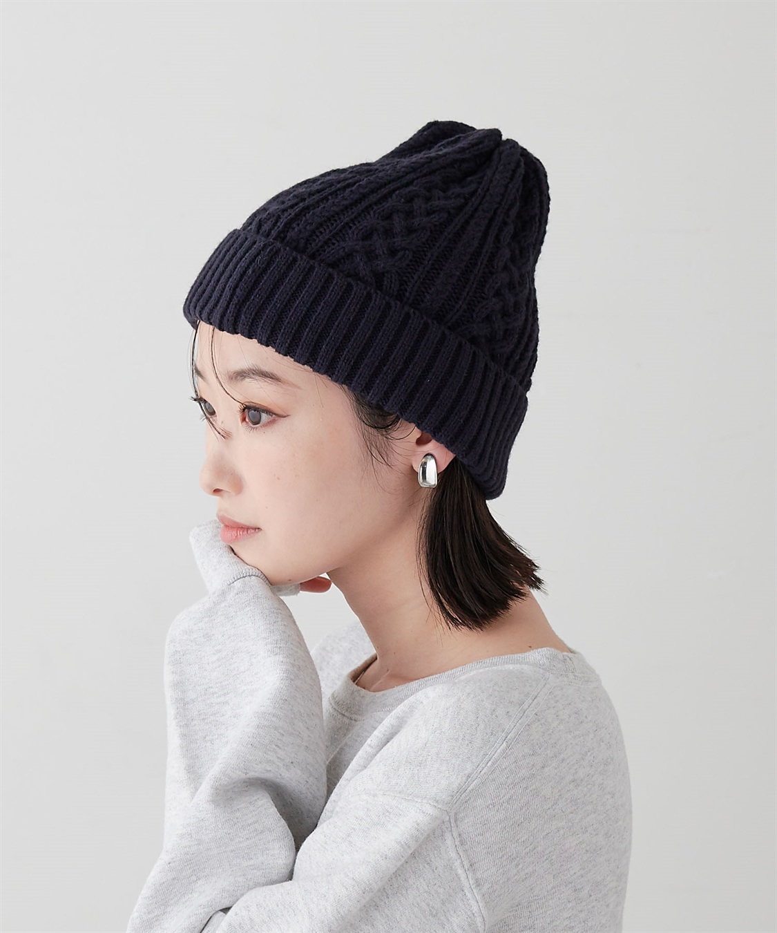 HATMIKKE 【HATMIKKE / ハットミッケ】編み柄ニット帽_sub_13