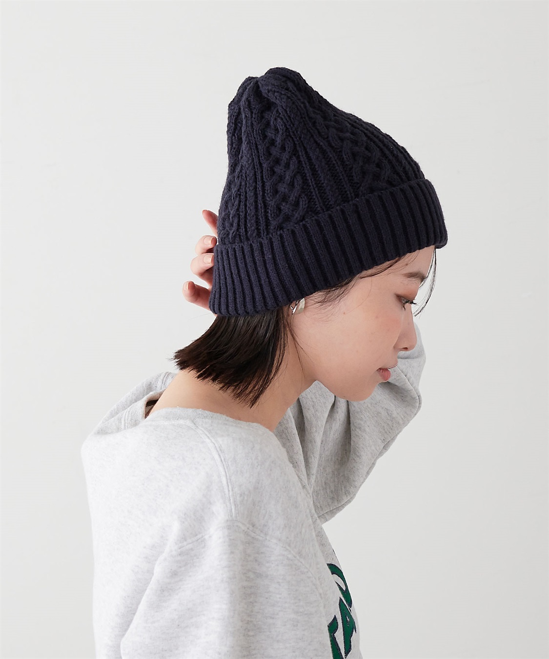 HATMIKKE 【HATMIKKE / ハットミッケ】編み柄ニット帽_sub_15