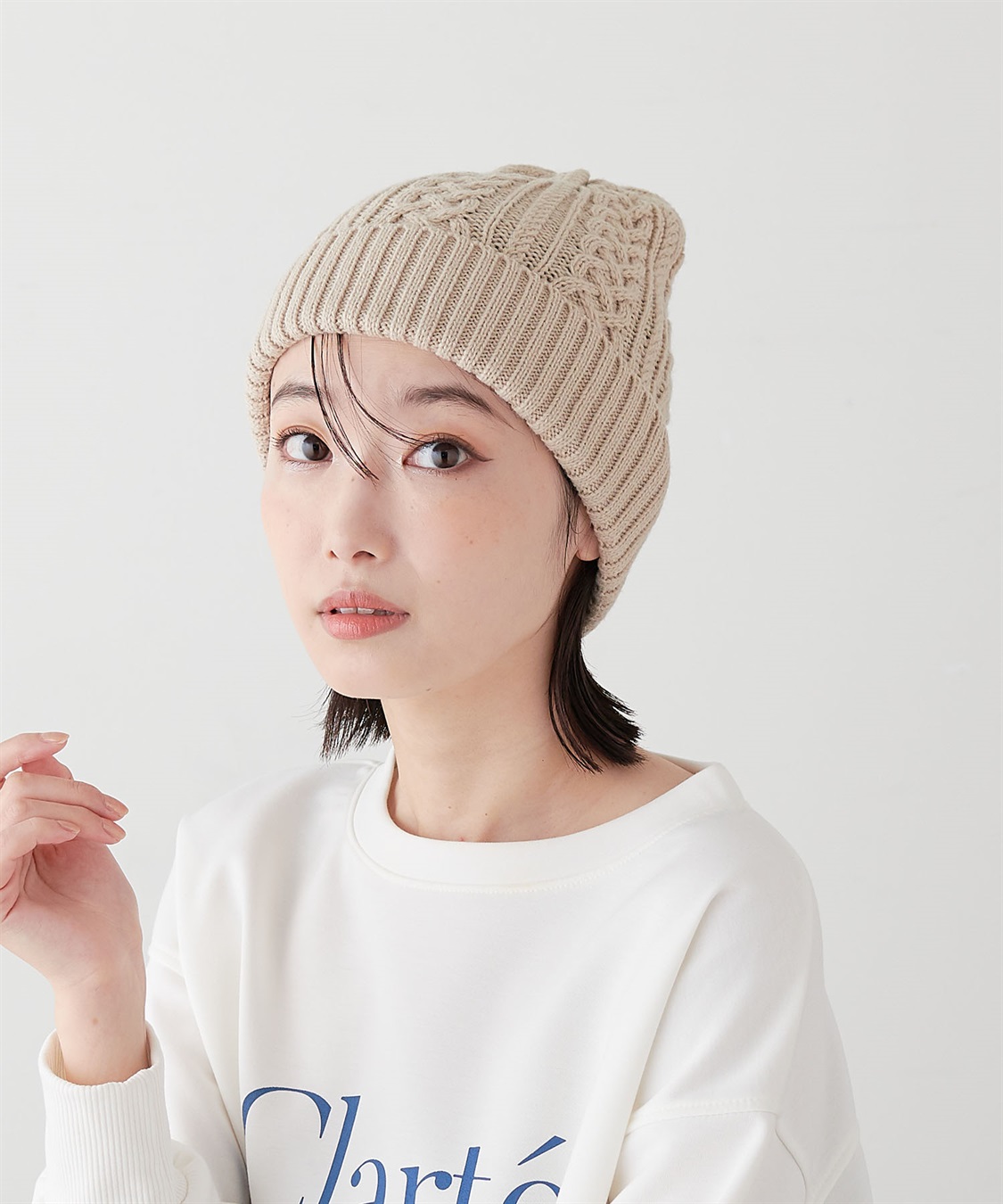 HATMIKKE 【HATMIKKE / ハットミッケ】編み柄ニット帽_sub_17
