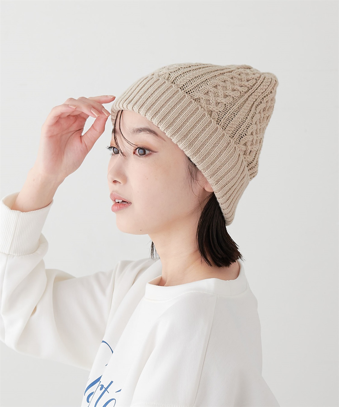 HATMIKKE 【HATMIKKE / ハットミッケ】編み柄ニット帽_sub_20