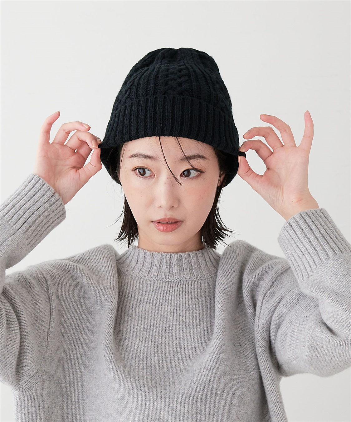 HATMIKKE 【HATMIKKE / ハットミッケ】編み柄ニット帽_sub_23
