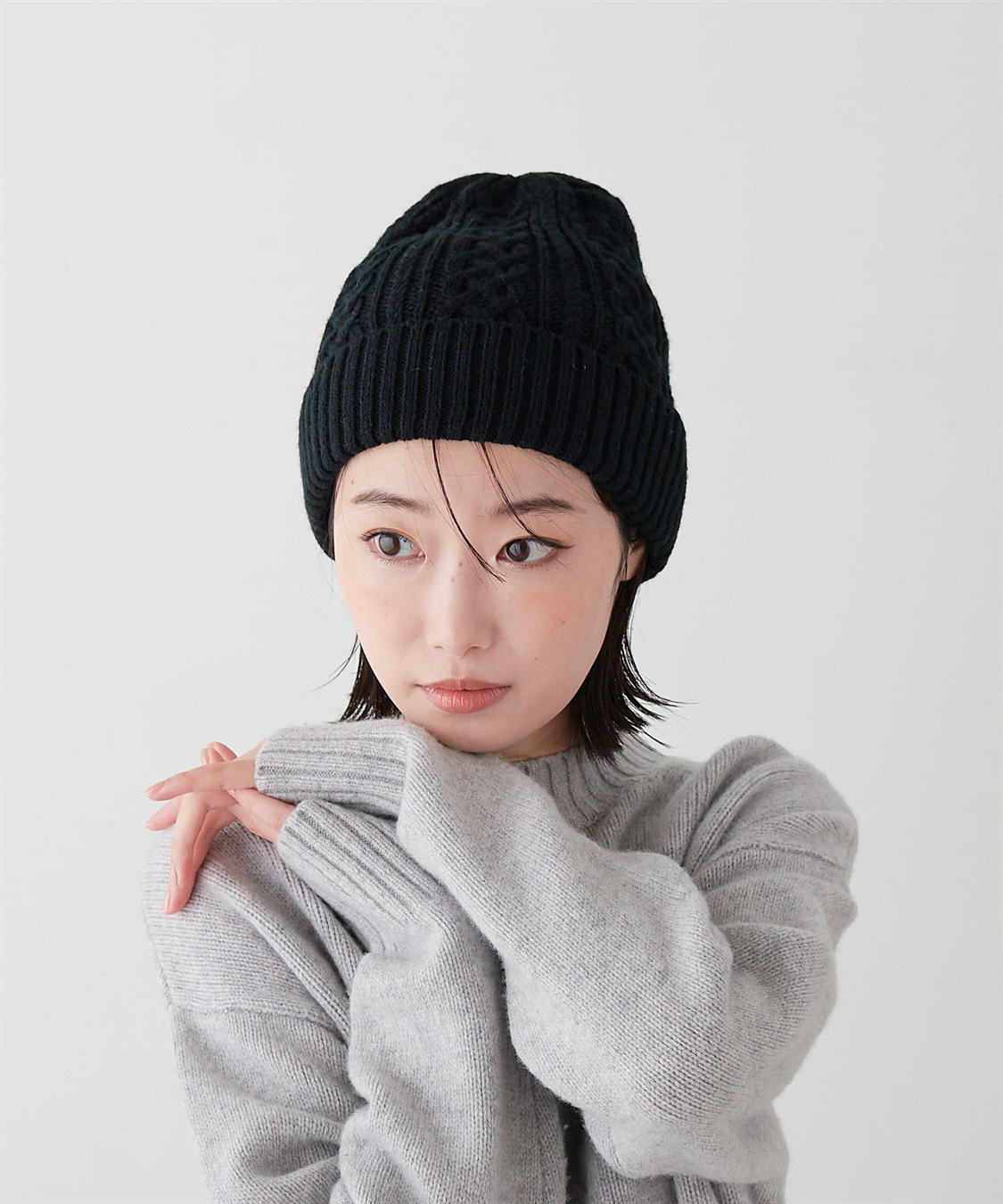 HATMIKKE 【HATMIKKE / ハットミッケ】編み柄ニット帽_sub_24