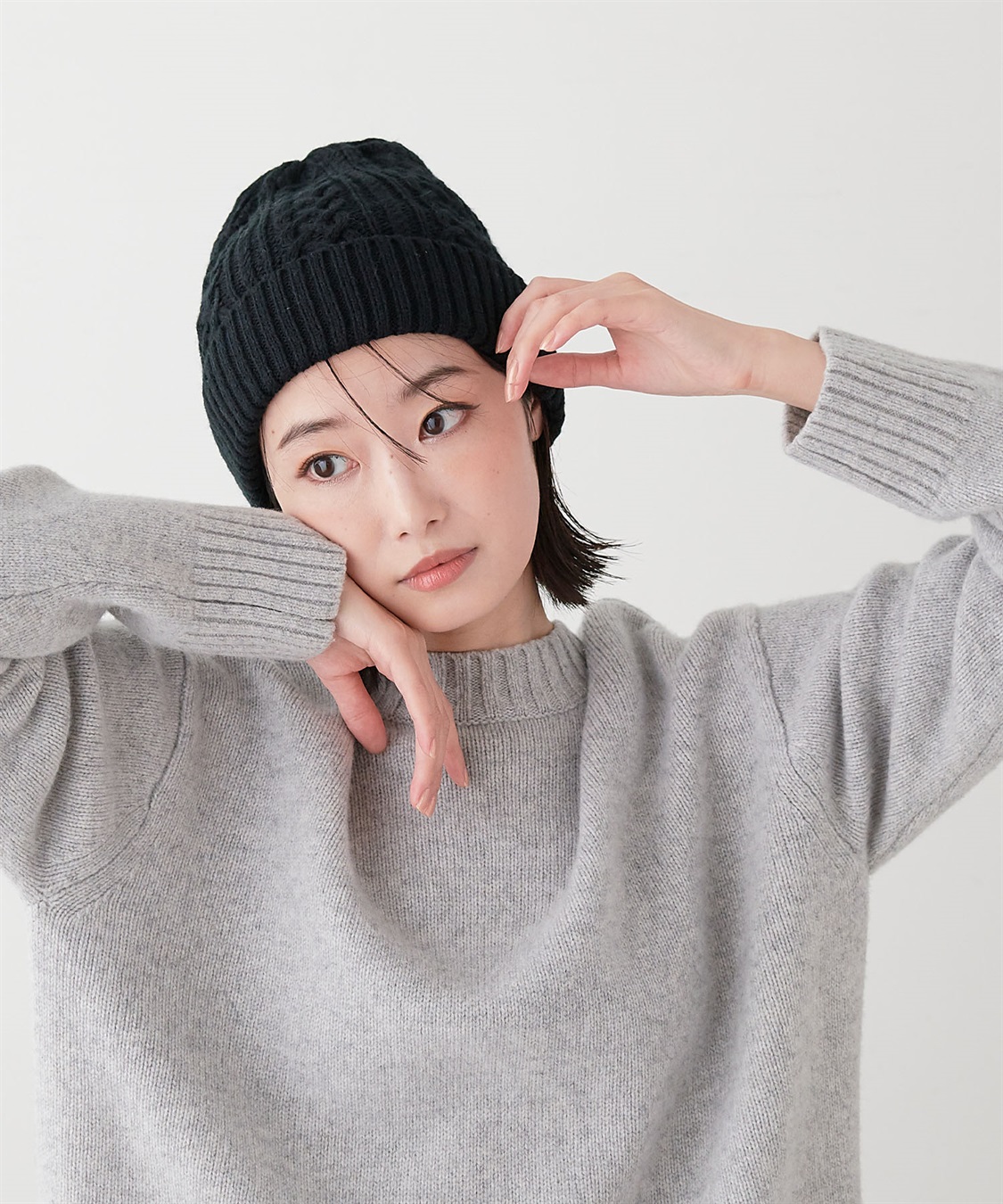 HATMIKKE 【HATMIKKE / ハットミッケ】編み柄ニット帽_sub_29