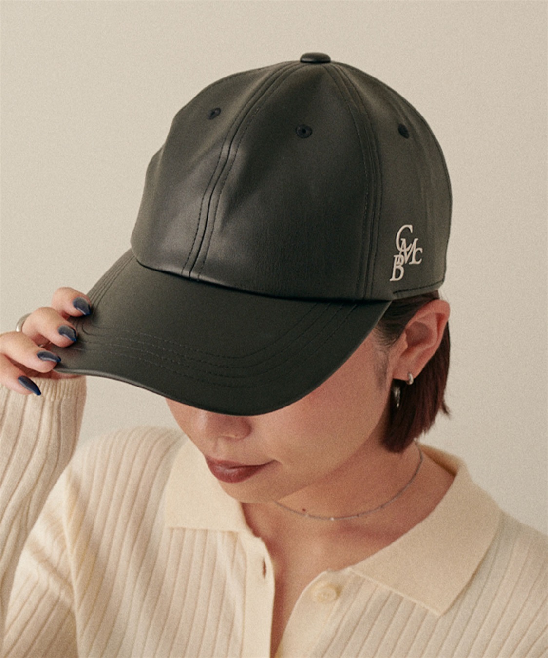 HATMIKKE CECIL McBEE 合皮キャップ_sub_1