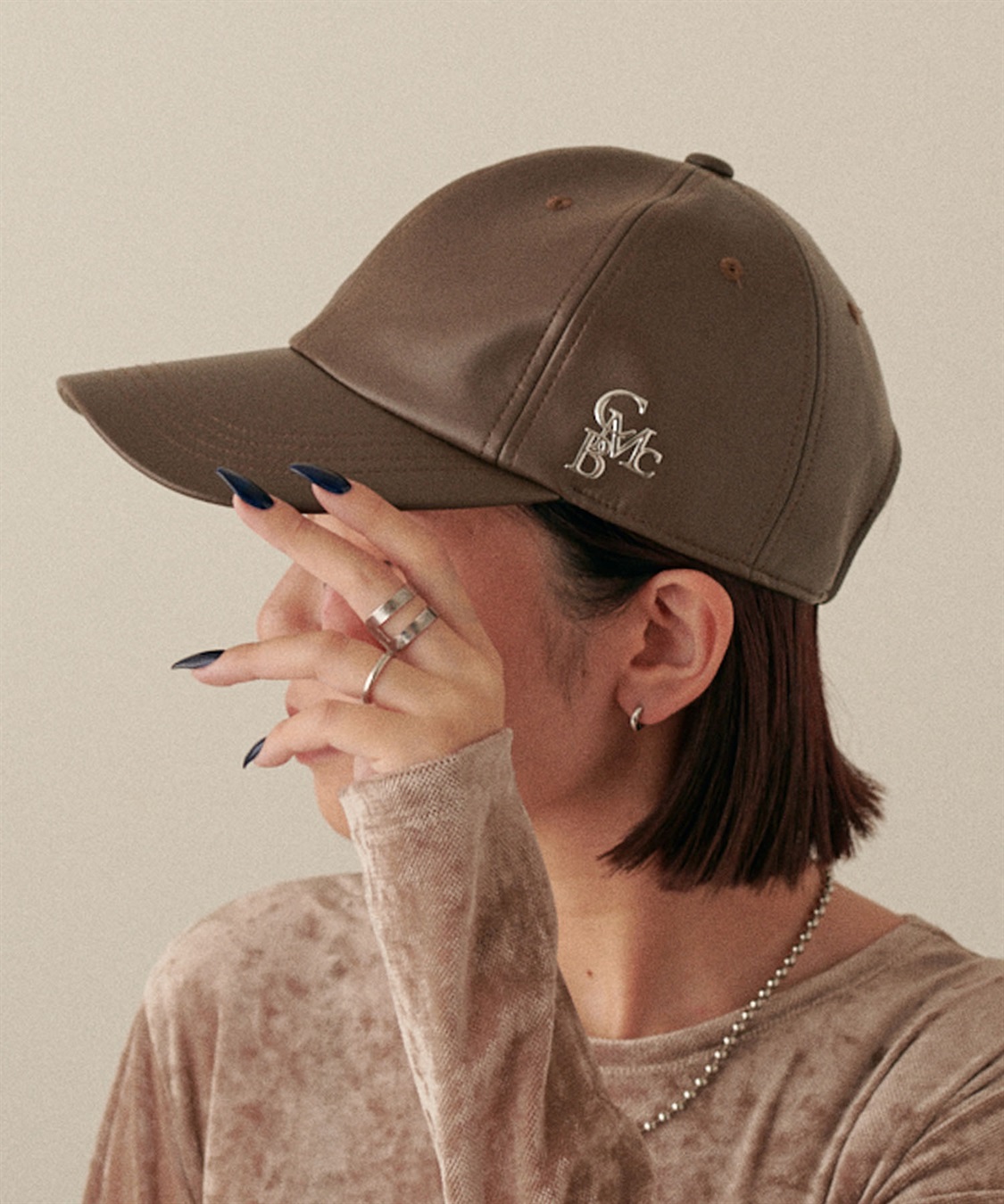 HATMIKKE CECIL McBEE 合皮キャップ_sub_2