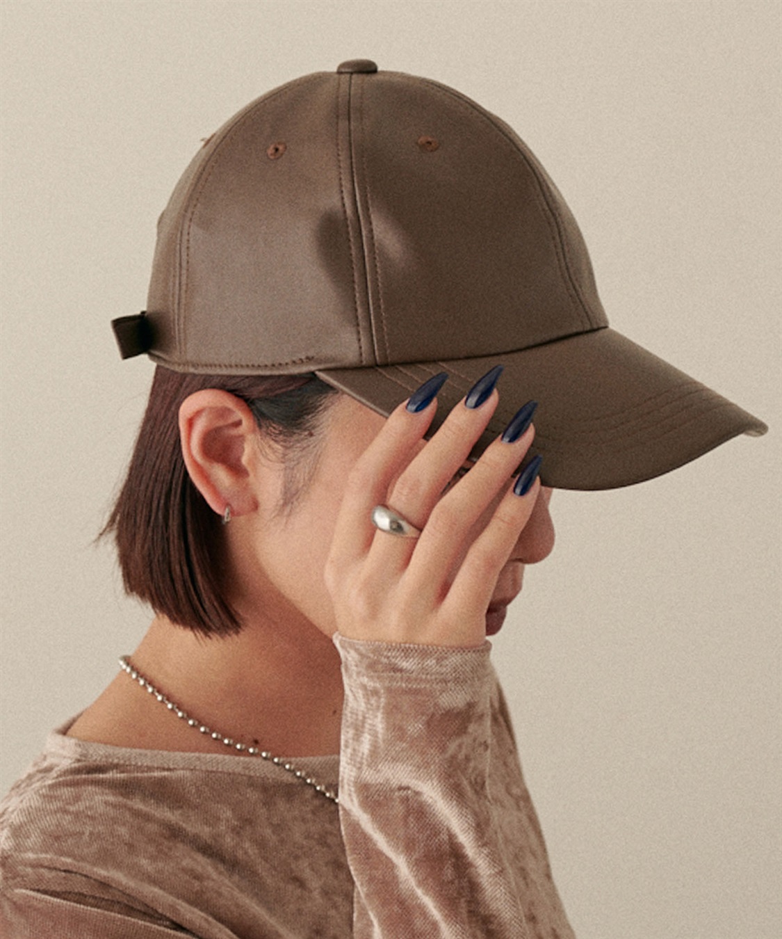 HATMIKKE CECIL McBEE 合皮キャップ_sub_3