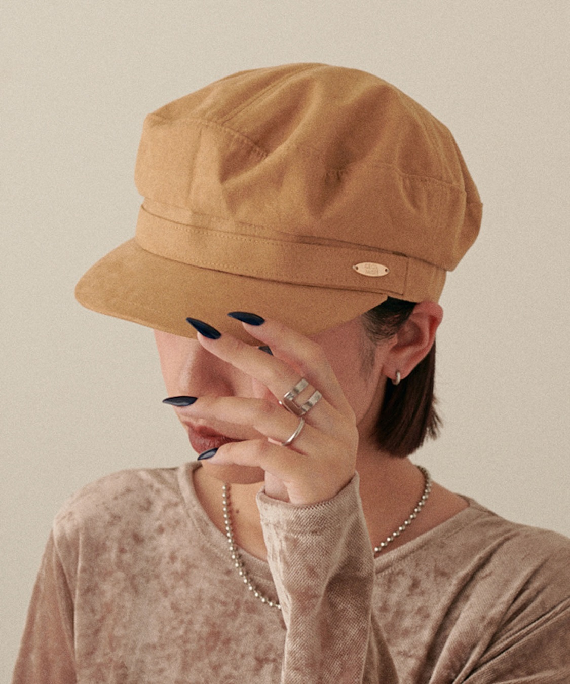 HATMIKKE CECIL McBEE スウェードマリンキャップ_sub_1