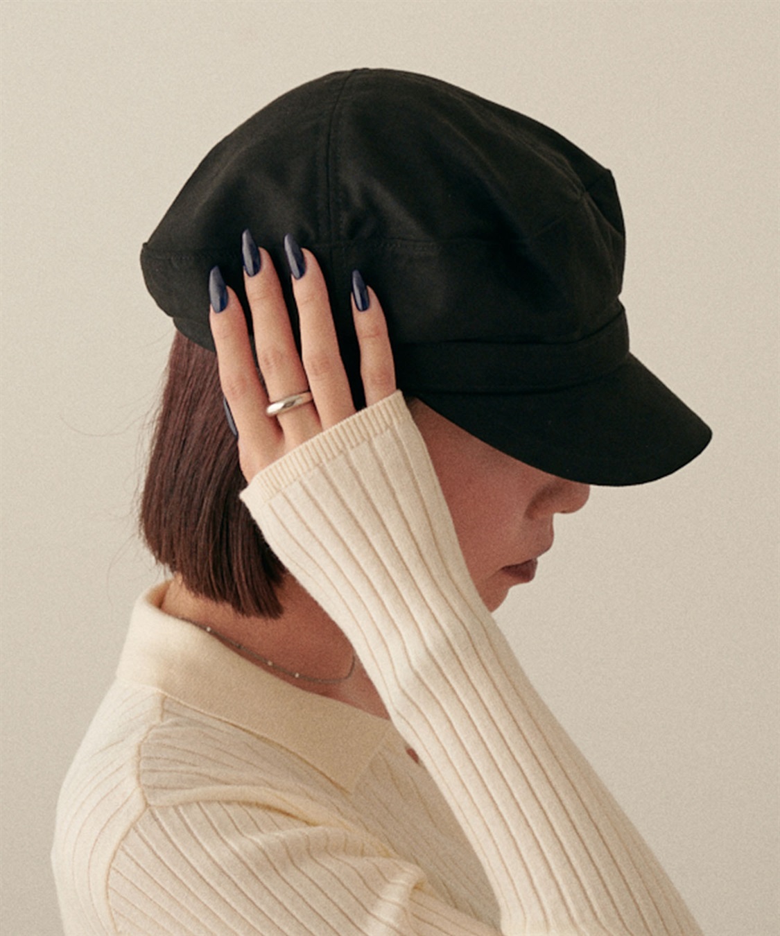 HATMIKKE CECIL McBEE スウェードマリンキャップ_sub_4