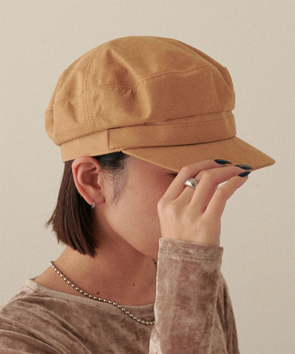 HATMIKKE CECIL McBEE スウェードマリンキャップ_sub_9