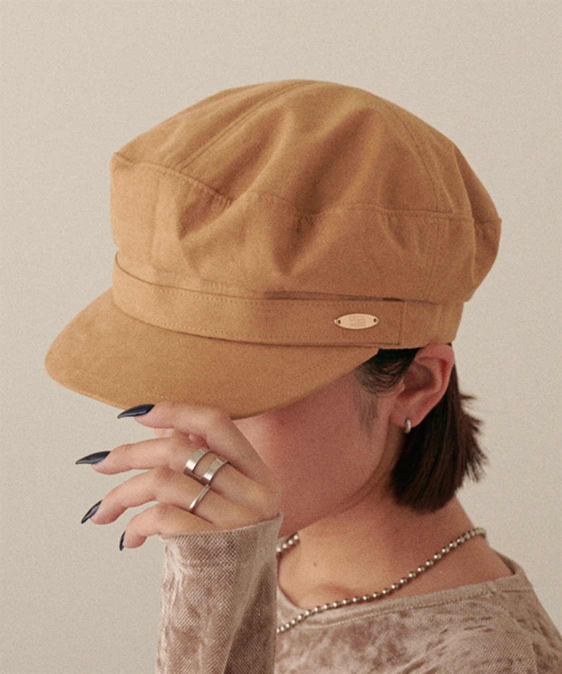 HATMIKKE CECIL McBEE スウェードマリンキャップ_sub_10