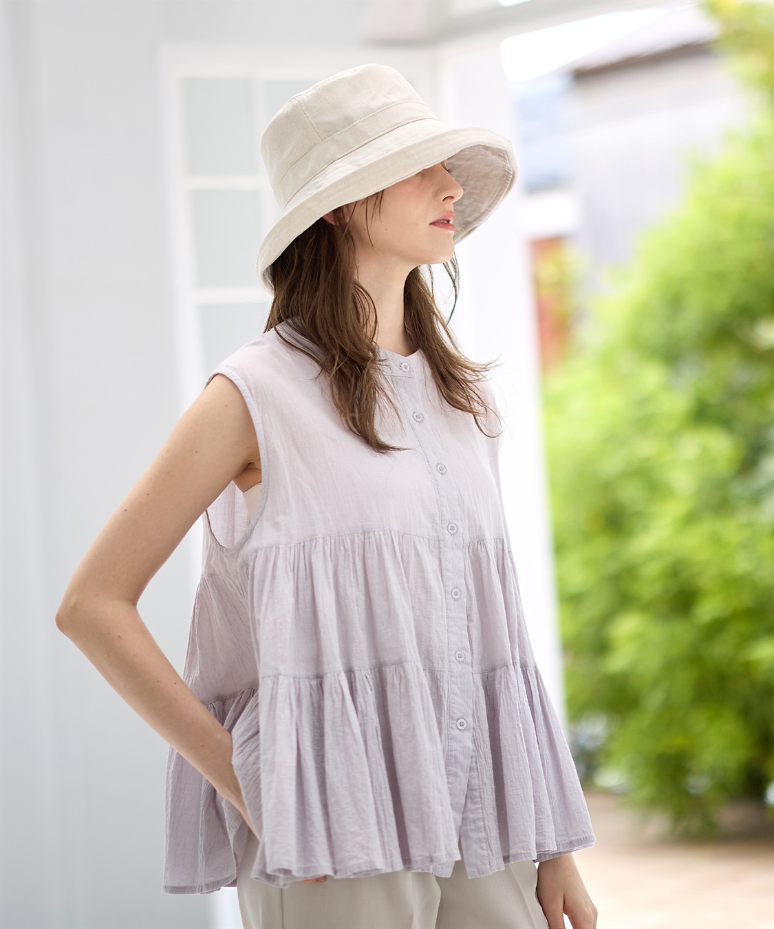 HATMIKKE 《遮光100％/接触冷感/あご紐付き/手洗い可能》エッジアップハット【HATMIKKE / ハットミッケ】_sub_10