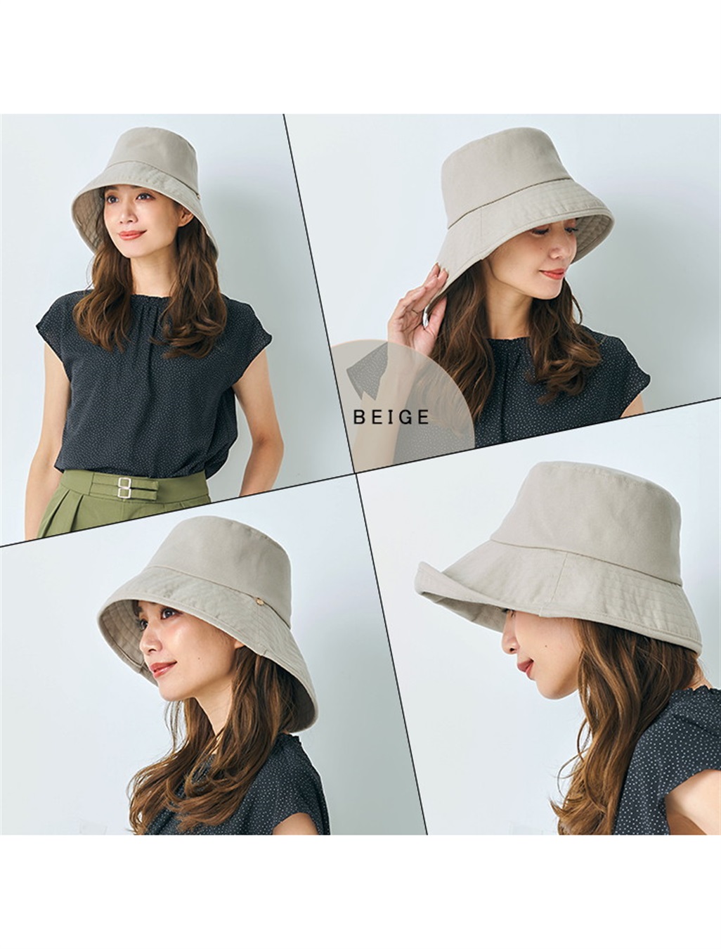 HATMIKKE 【HATMIKKE / ハットミッケ】遮光100% 前後でかぶれる2Wayハット_sub_10