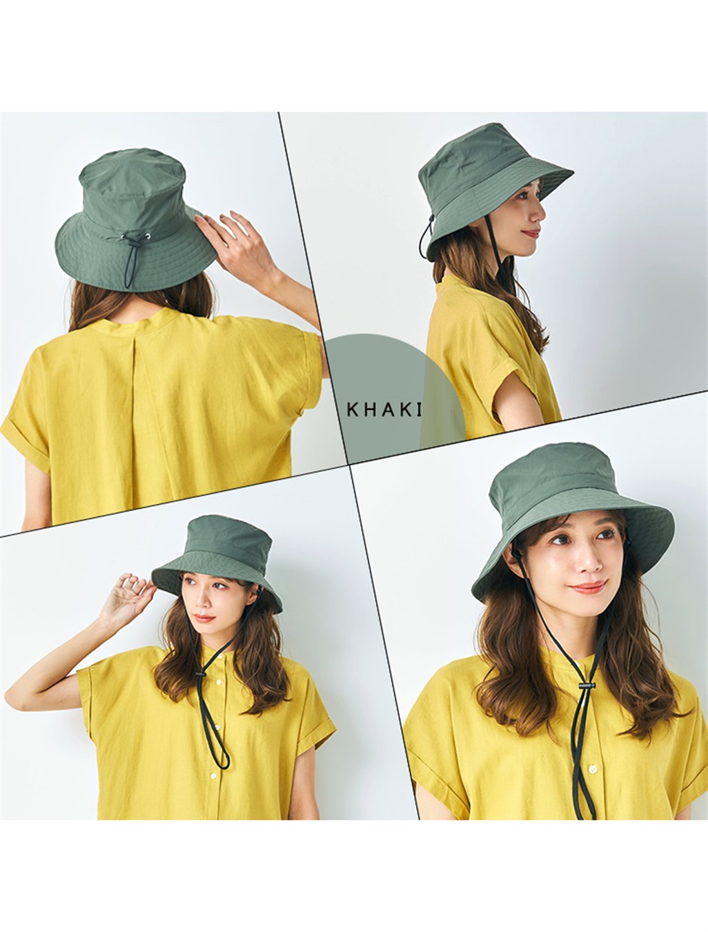 Life Style by cross marche めざましテレビで紹介されました！《コンパクト/遮光100％/接触冷感/あご紐付き/手洗い可能》パッカブルアウトドアハット【HATMIKKE】_sub_11