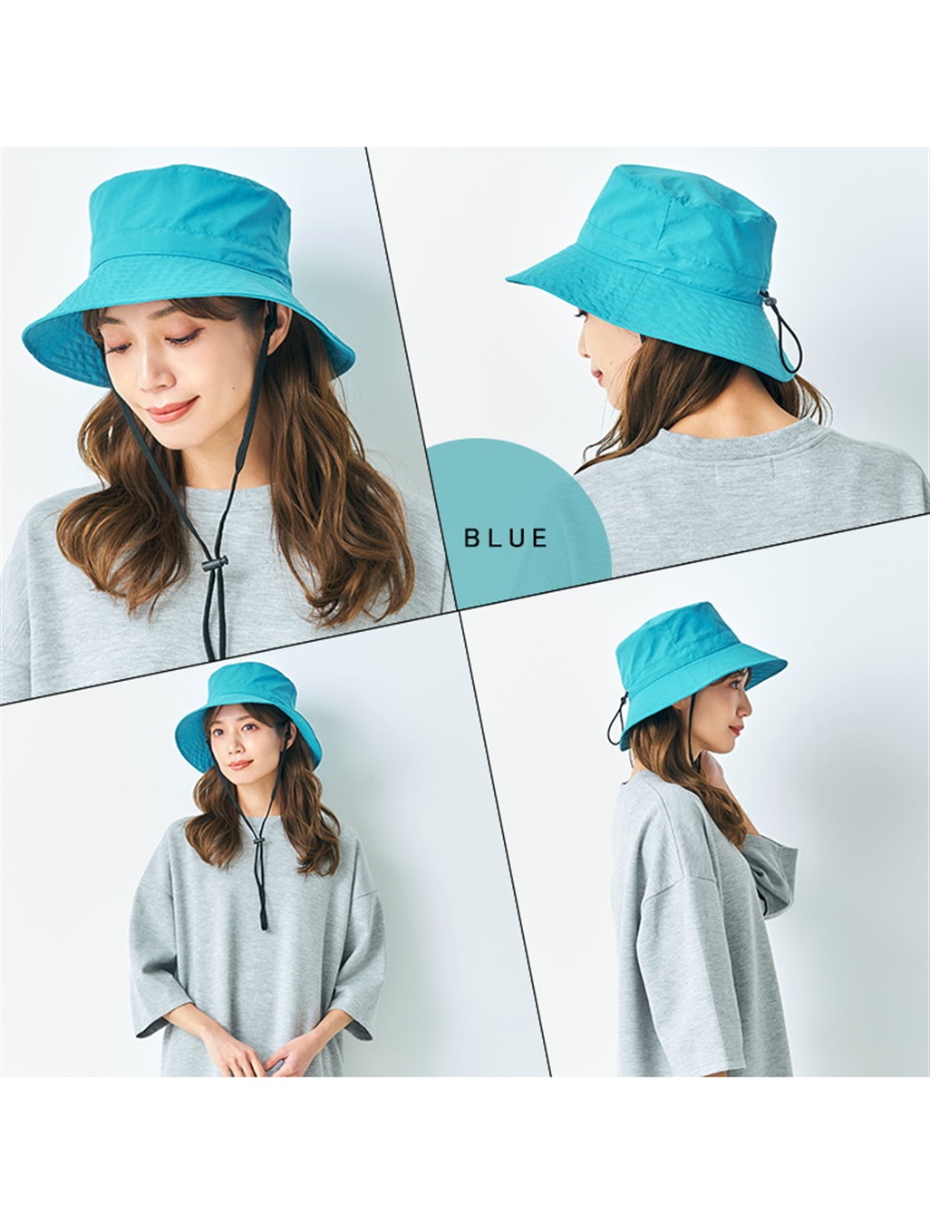 Life Style by cross marche めざましテレビで紹介されました！《コンパクト/遮光100％/接触冷感/あご紐付き/手洗い可能》パッカブルアウトドアハット【HATMIKKE】_sub_14