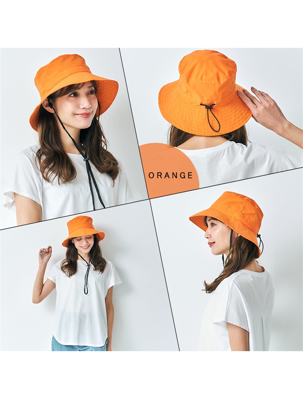 Life Style by cross marche めざましテレビで紹介されました！《コンパクト/遮光100％/接触冷感/あご紐付き/手洗い可能》パッカブルアウトドアハット【HATMIKKE】_sub_16