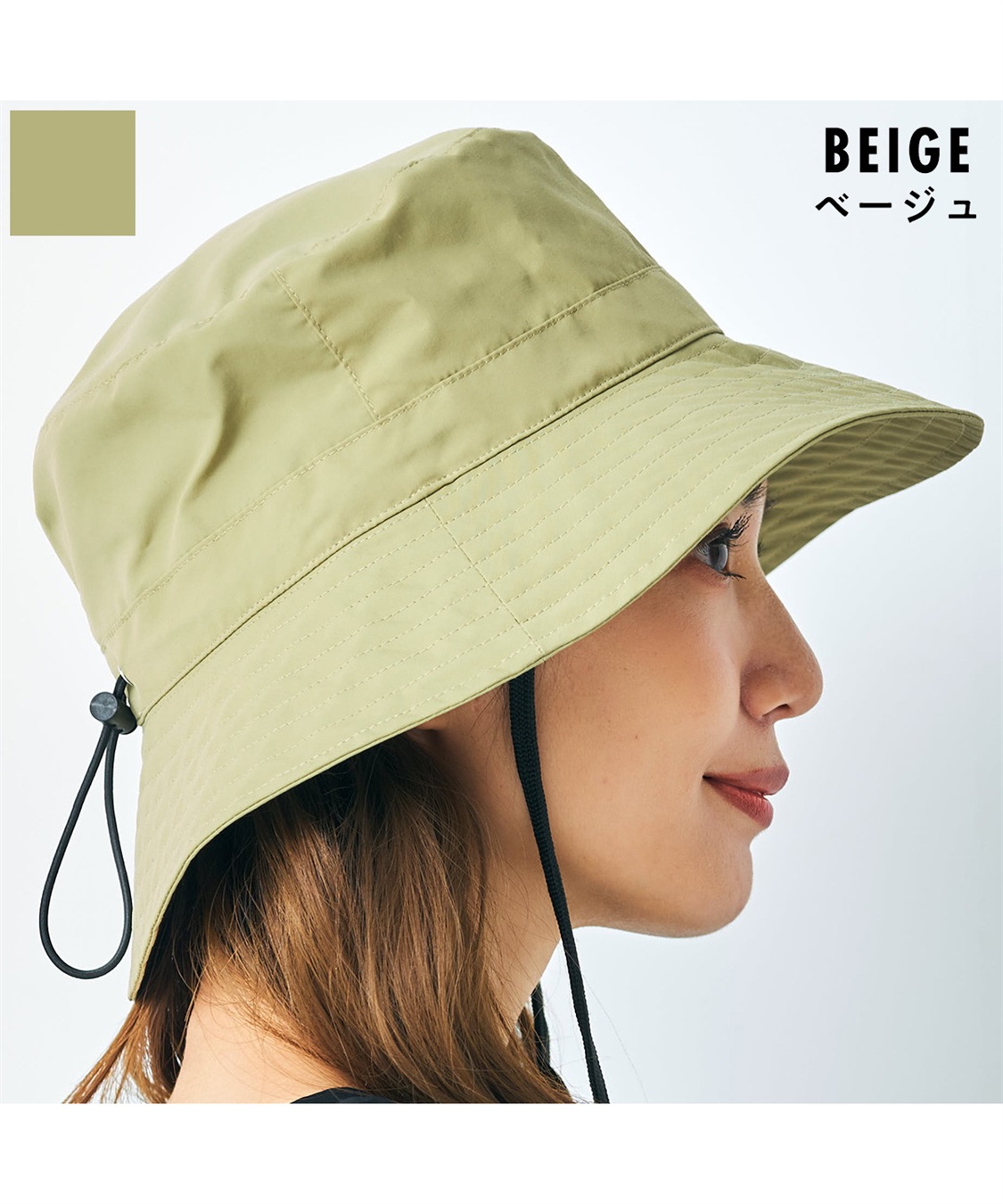 Life Style by cross marche めざましテレビで紹介されました！《コンパクト/遮光100％/接触冷感/あご紐付き/手洗い可能》パッカブルアウトドアハット【HATMIKKE】_sub_21