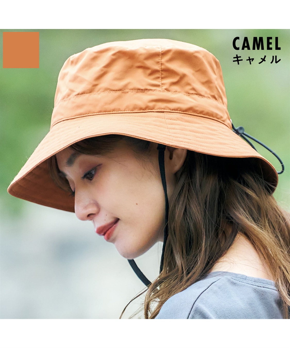 Life Style by cross marche めざましテレビで紹介されました！《コンパクト/遮光100％/接触冷感/あご紐付き/手洗い可能》パッカブルアウトドアハット【HATMIKKE】_sub_22