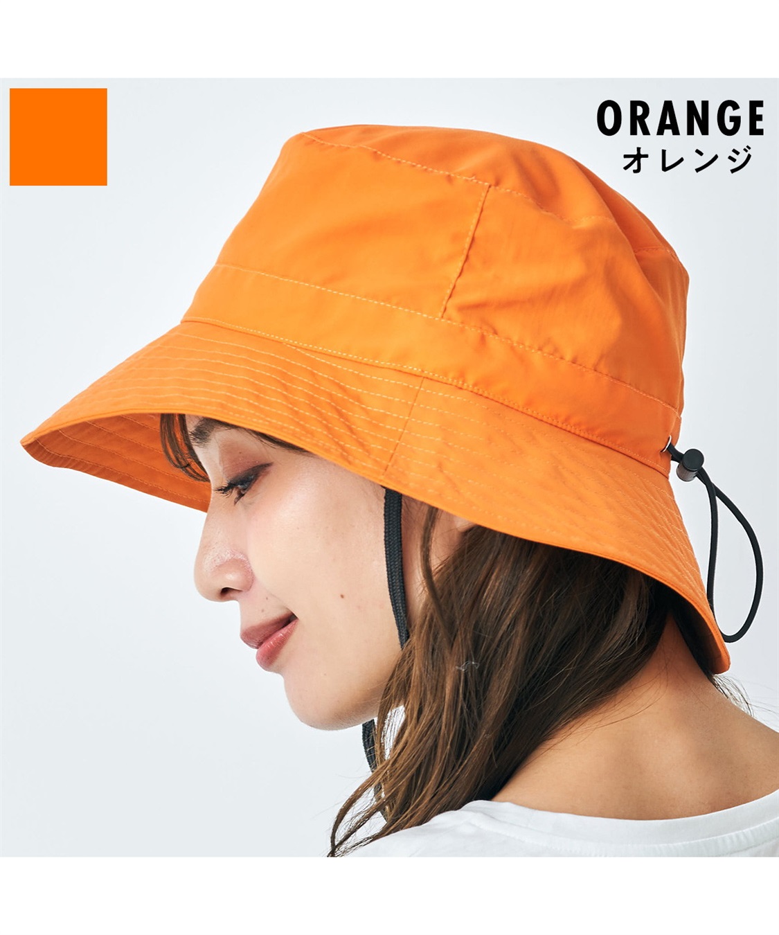 Life Style by cross marche めざましテレビで紹介されました！《コンパクト/遮光100％/接触冷感/あご紐付き/手洗い可能》パッカブルアウトドアハット【HATMIKKE】_sub_25