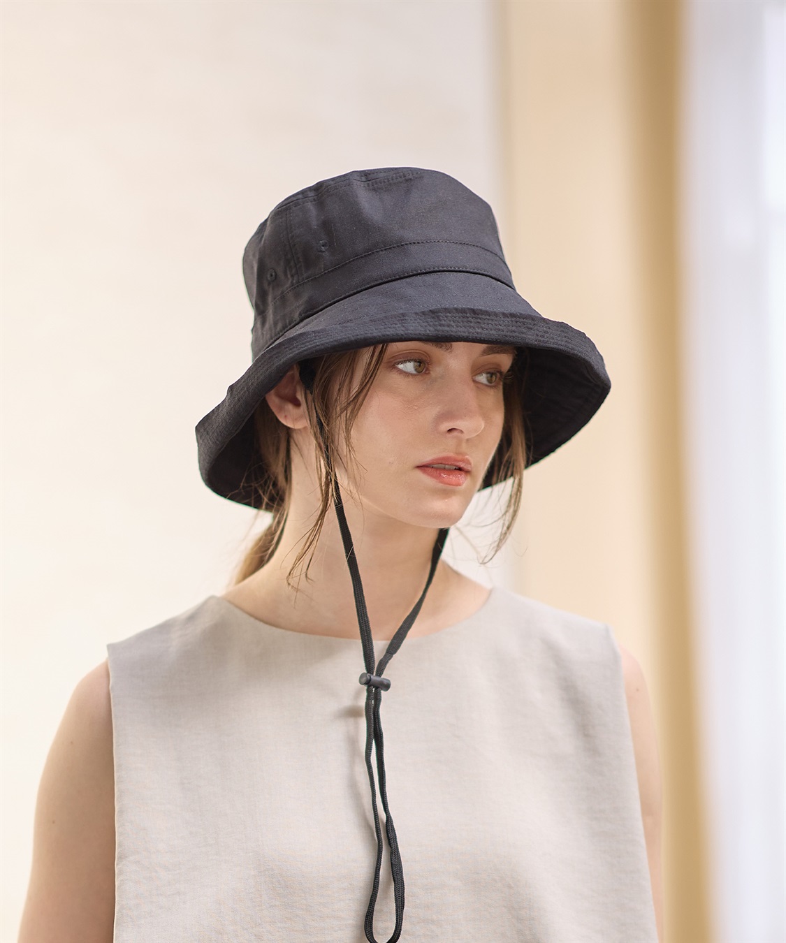 HATMIKKE 《遮光100％/接触冷感/あご紐付き/手洗い可能》小顔見せアウトドアハット【HATMIKKE】_sub_18