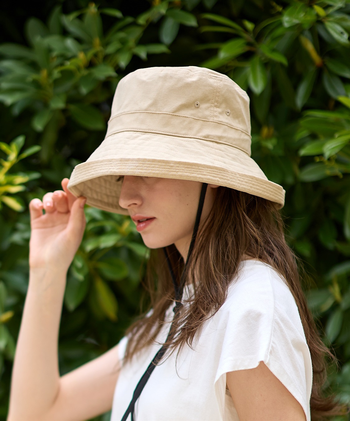 HATMIKKE 《遮光100％/接触冷感/あご紐付き/手洗い可能》小顔見せアウトドアハット【HATMIKKE】_sub_20