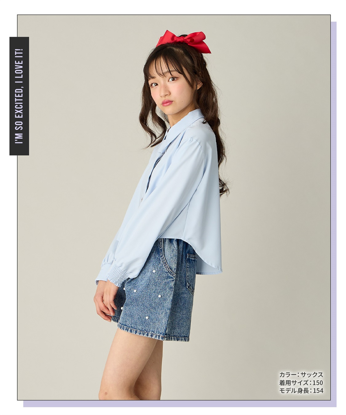 Life Style by cross marche 【BISKEE×HELLO KITTYコラボ】ハローキティネクタイショート丈シャツ_sub_14