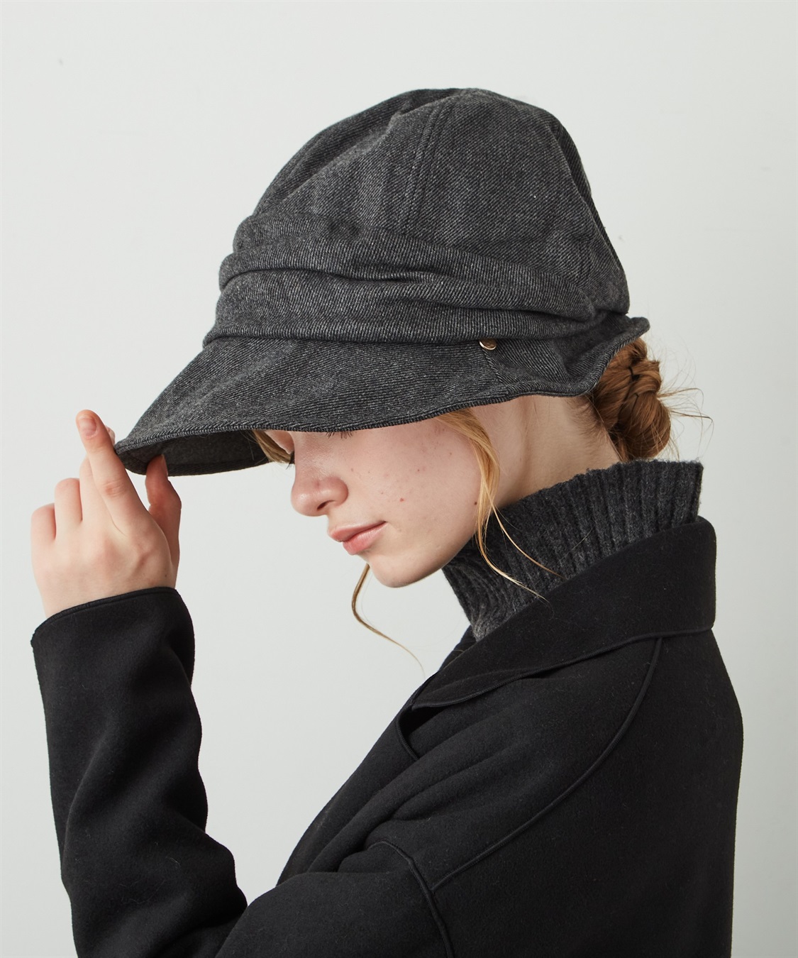 HATMIKKE 【HATMIKKE / ハットミッケ】秋冬のUV対策に 遮光100% ゆったり小顔シャーリングクロッシェ_sub_5