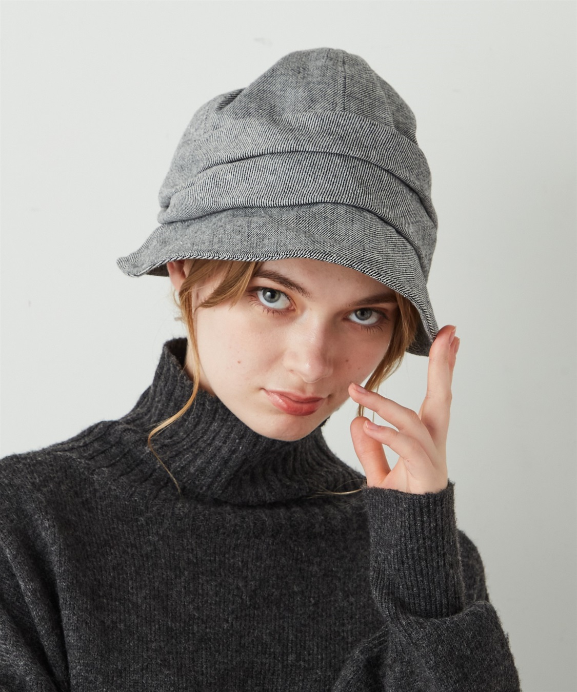 HATMIKKE 【HATMIKKE / ハットミッケ】秋冬のUV対策に 遮光100% ゆったり小顔シャーリングクロッシェ_sub_10