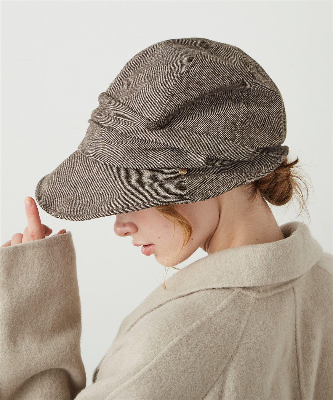 HATMIKKE 【HATMIKKE / ハットミッケ】秋冬のUV対策に 遮光100% ゆったり小顔シャーリングクロッシェ_sub_15